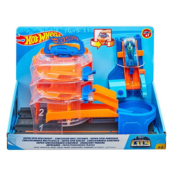 Hot Wheels Tekerlekli Yarış Dünyası Oyun Seti Parkurda Dönüş Macerası GBF95