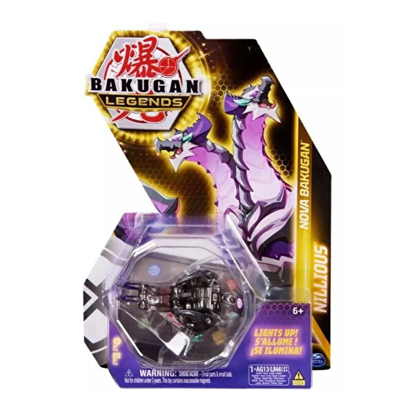 Bakugan Legend Nova S5 Fi̇gür Si̇yah Nillious
