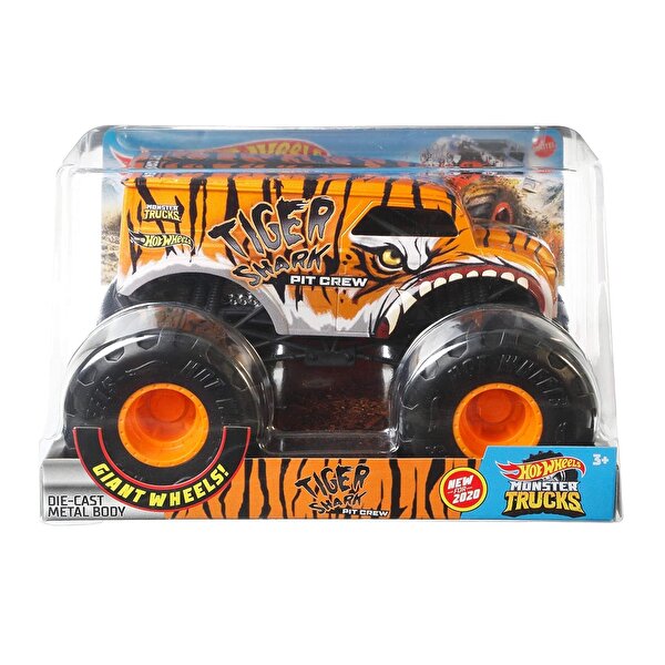 Hot Wheels Monster Trucks 1:24 Arabalar Tiger Shark GJG79