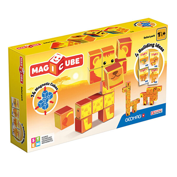 Geomag Magicube Safari Hayvanları 135