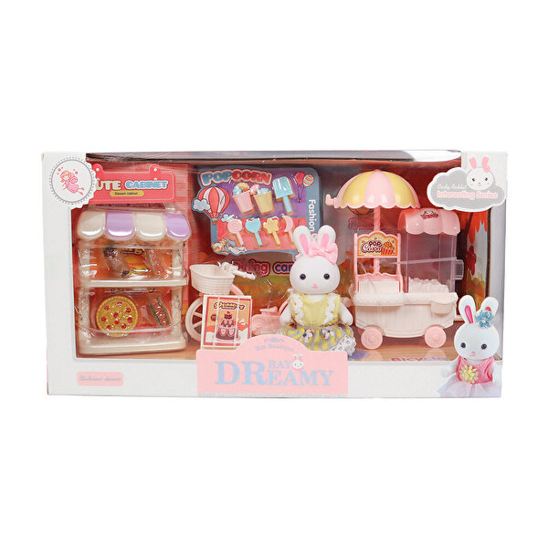 Bay Dreamy Mini Tavşan Bisiklet Yemek Standı Seti