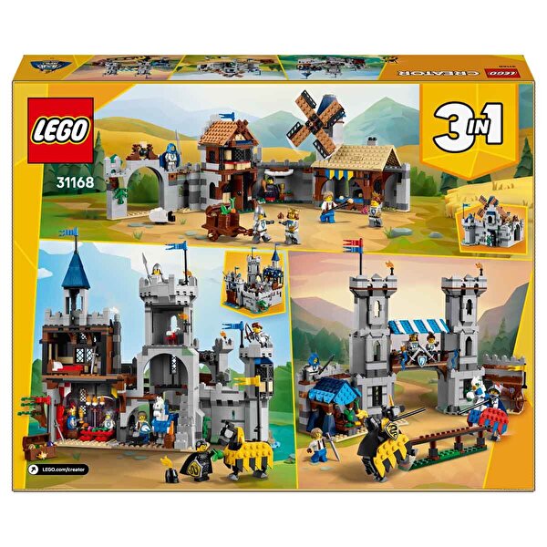 LEGO Creator 3 in 1 Orta Çağ Atlı Şövalye Kalesi 31168