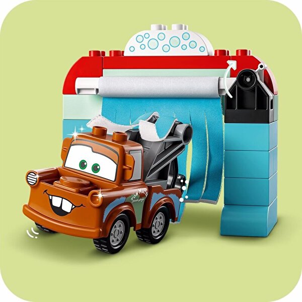 LEGO Duplo Disney Şimşek McQueen ve Mater'in Oto Yıkama Eğlencesi 10996