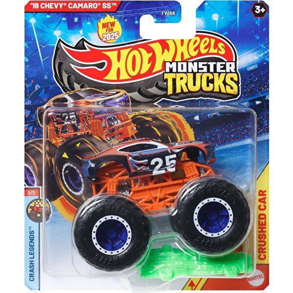 Hot Wheels Monster Trucks 1:64 Arabalar 18 Chevy Camaro SS JDP69