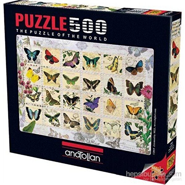Anatolian Puzzle 500 Parça Kelebekler