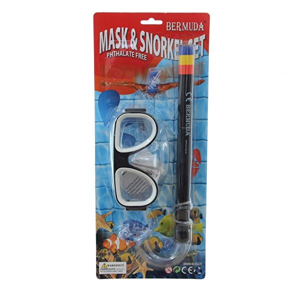 Cobra Maske Şnorkel Set - Siyah