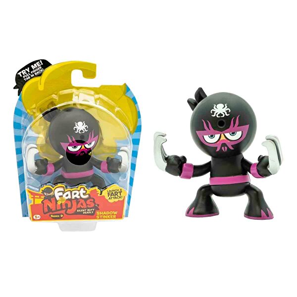 Fart Ninjas Gaz Çıkaran Sensörlü Figür Shadow Stinker