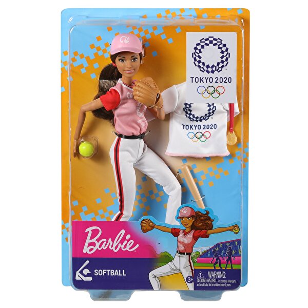 Barbie Olimpiyat Bebekleri Beyzbol GJL77