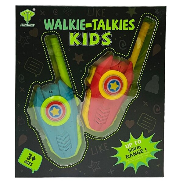 Walkie Talkie Telsiz Kırmızı - Mavi