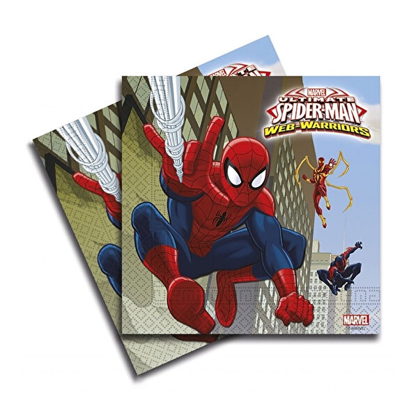 Spider Man Web Warriors Peçete - 20'li