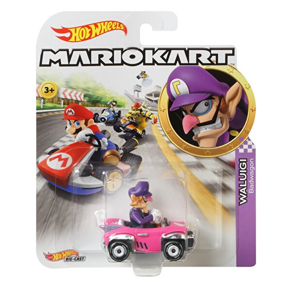 Hot Wheels Mario Kart Karakter Araçlar Waluigi GJH54