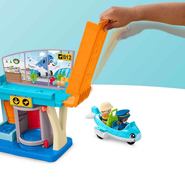 Fisher Price Little People Eğlenceli Havaalanı Oyun Seti HTJ26
