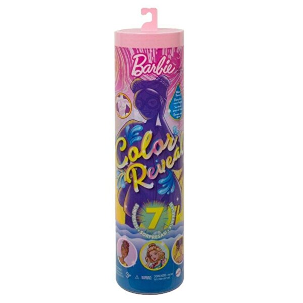 Barbie Color Reveal Renk Değiştiren Sürpriz Barbie Kum ve Güneş Serisi GWC57