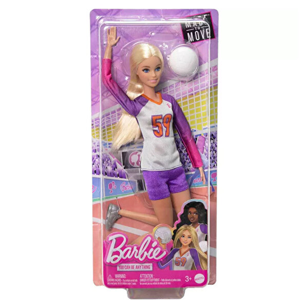 Barbie Made to Move Voleybol Oyuncusu Bebek HKT72