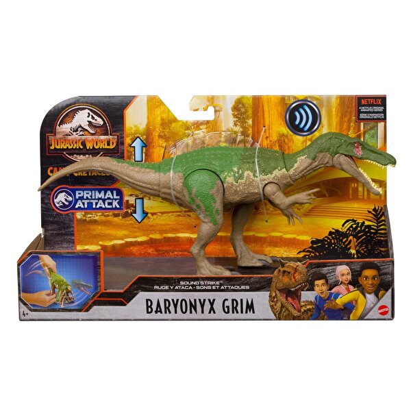 Jurassic World Sesli Dinozor Figürleri Baryonyx Grim GVH65