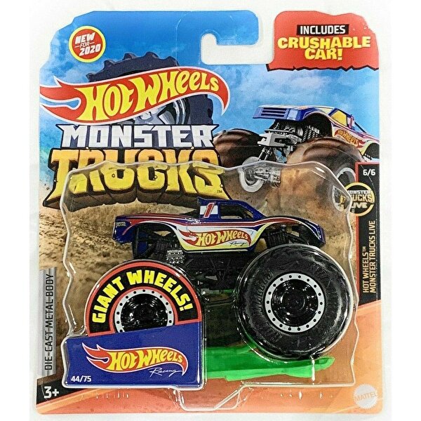 Hot Wheels Monster Trucks 1:64 Arabalar Mavi Hot Wheels GJF03