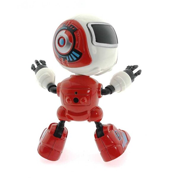 Sesli Işıklı Mini Sevimli Kırmızı Mutlubot