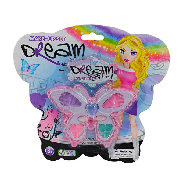 Kelebek Şekilli Kutulu Makyaj Seti