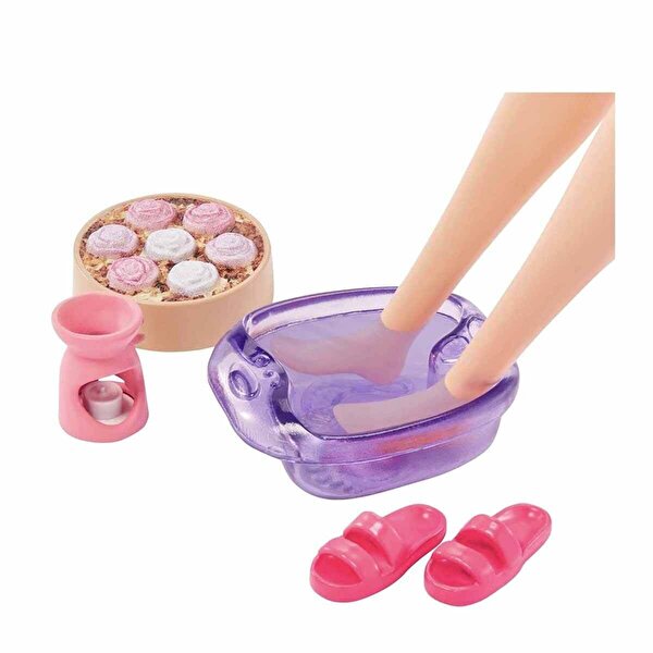Barbie Wellness Barbie'nin Spa Günü Bebekleri HKT90