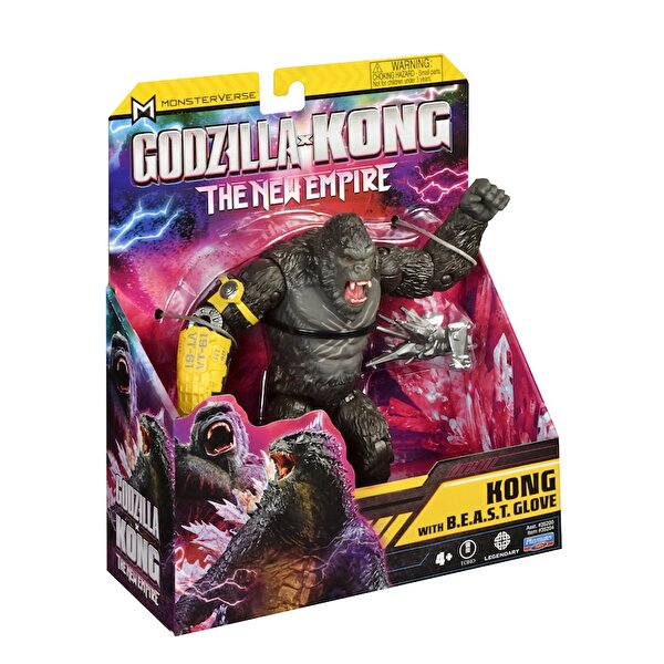 Godzilla ve Kong Aksiyon Figür Kong With B.E.A.S.T. Glove 15 Cm