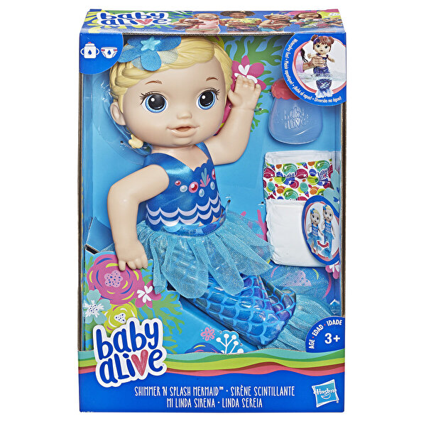 Baby Alive Deniz Kızı Bebeğim Sarışın E3693