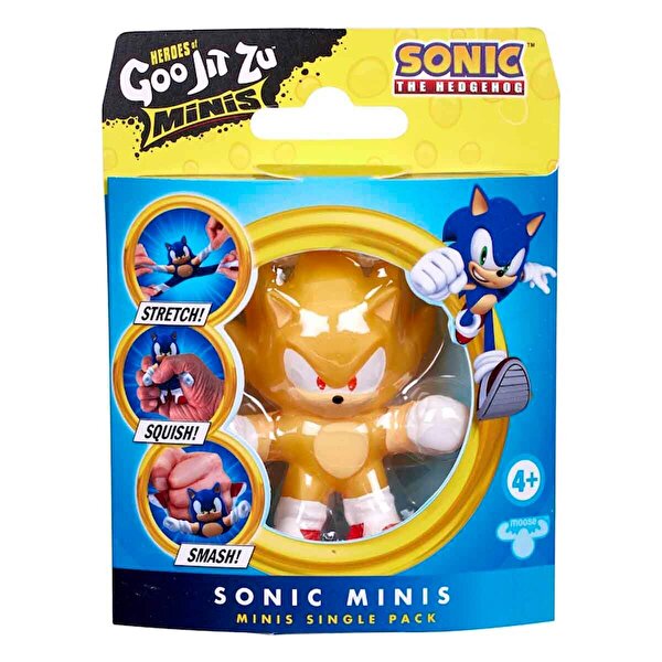 Goojitzu Sonic Mini Figür Tekli Paket S3-08267 Super Sonic