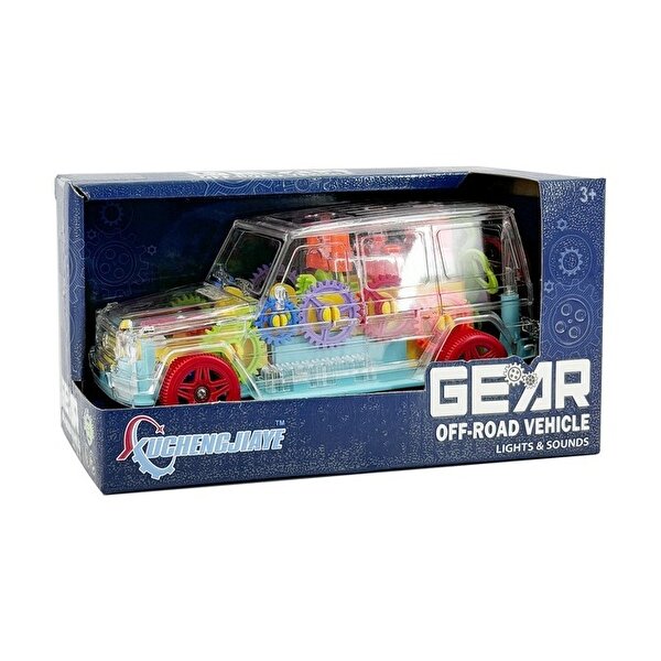 Off Road Işıklı Sesli Araba C-1A Mavi