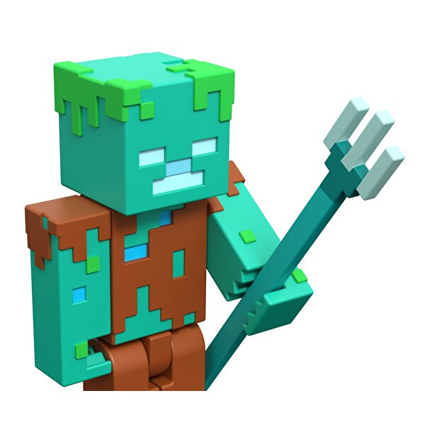 Minecraft Aksesuarlı Dungeon's Figürler Drowned GTP17