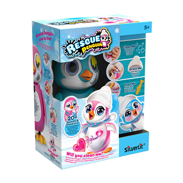 Silverlit Rescue İnteractive Penguen Mavi