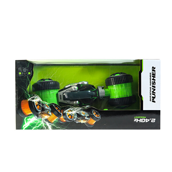 Uzaktan Kumandalı Yeşil Punisher Akrobatik Araç