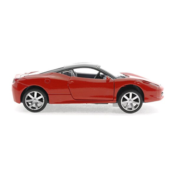 Diecast Sesli Işıklı Arabalar - Kırmızı Ferrari