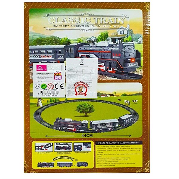 Pilli Kutulu Tren Seti 9 Parça