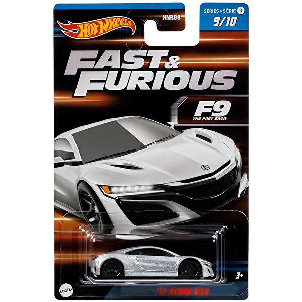 Hot Wheels Fast & Furious Temalı Arabalar '17 Acura Nsx HNT19