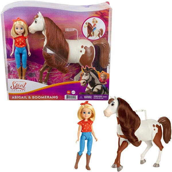 Spirit Bebek ve Güzel Atı Oyun Setleri Abigail ve Boomerang GXF23