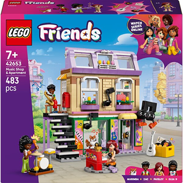 LEGO Friends Müzik Mağazası ve Daire 42653