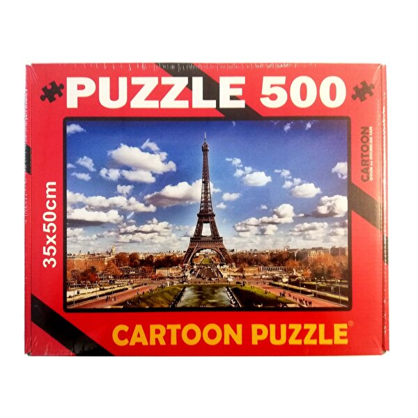 Cartoon Puzzle 500 Parça Eyfel Kulesi