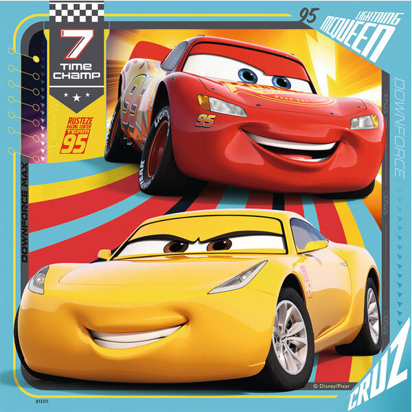 Ravensburger Puzzle 3x49 Parça Walt Disney Cars 3