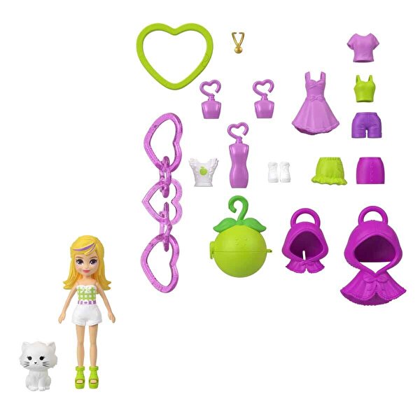 Polly Pocket Anahtarlık Süsleme Kiti Oyun Seti JKR47
