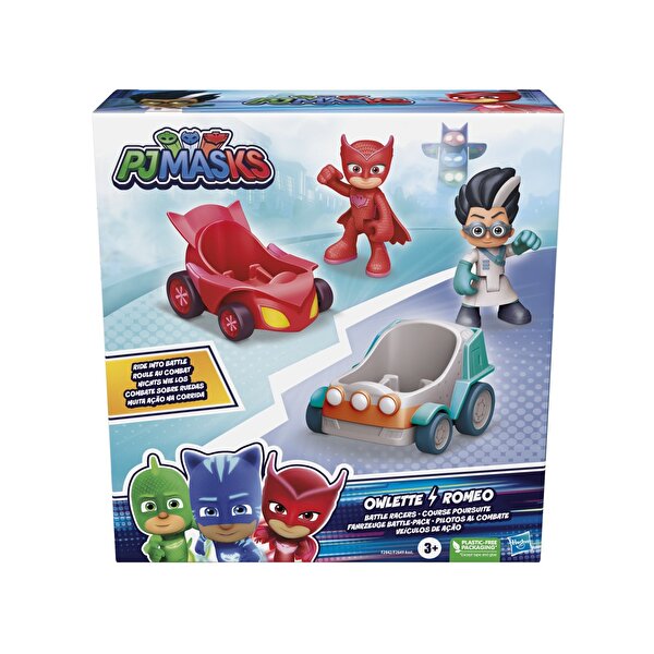 Pijamaskeliler Kahramanlar Kötülere Karşı İkili Yarış Seti Owlette ve Romeo F2842