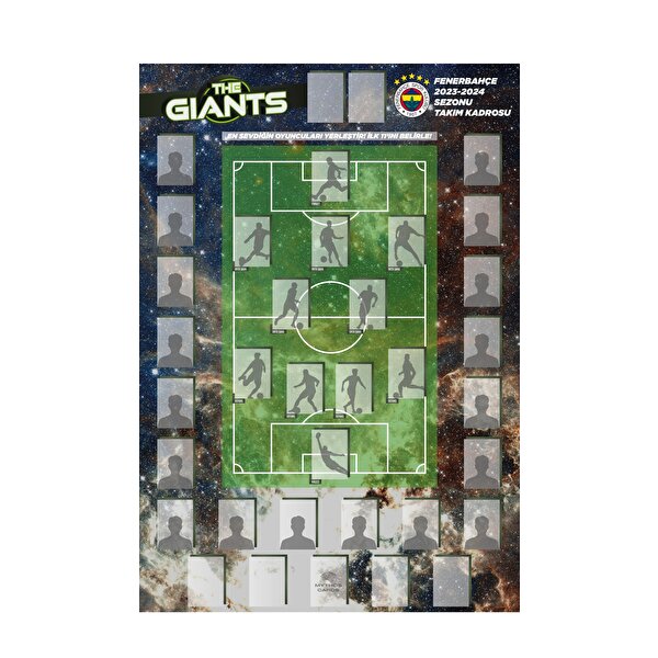 The Giants Fenerbahçe Dev Poster ve Çıkartma Seti 2024/2025