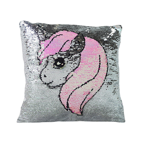 45 cm Pullu Yastıklar Pembe Unicorn