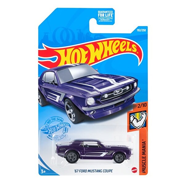 Hot Wheels Tekli Araba 67' Ford Mustang Coupe GTB45