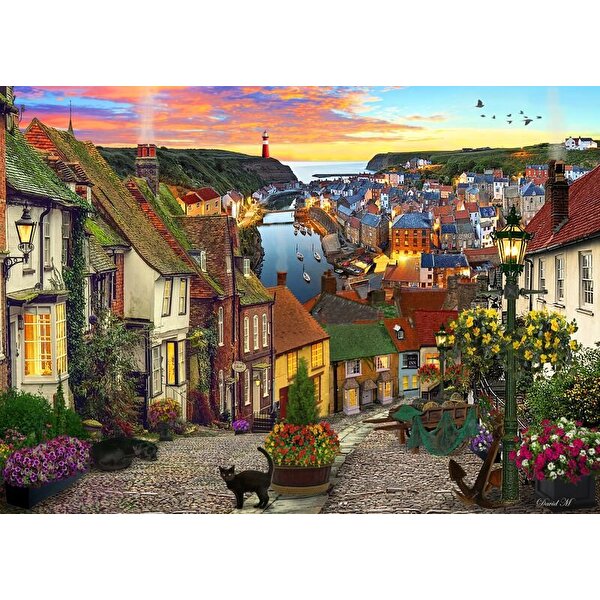 Ks Games Harbour Village 2000 Parça Puzzle
