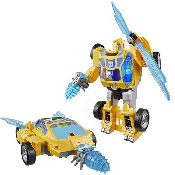 Transformers Cyberworld Power Spark Bumblebee Işıklı ve Sesli Dönüşen Robot G2451