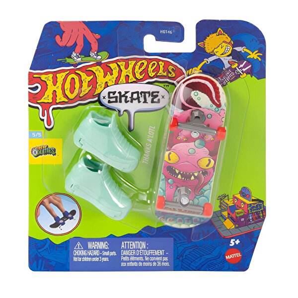 Hot Wheels Skate Parmak Kaykay ve Ayakkabı Thanks A'lotl HVK18