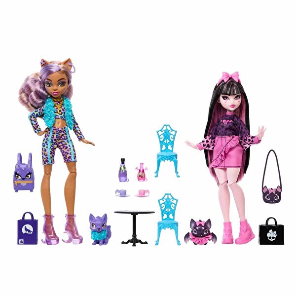 Monster High Ürpertastik Dostlar Bebekleri 2'li Paket HNP96
