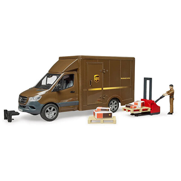 Bruder Mercedes Benz Sprinter Ups Kargo Aracı ve Transpalet