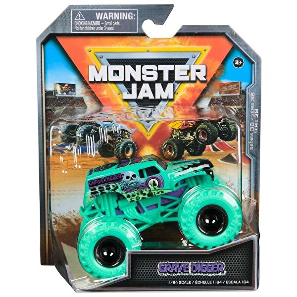Monster Jam 1:64 Grave Digger Su Yeşili̇