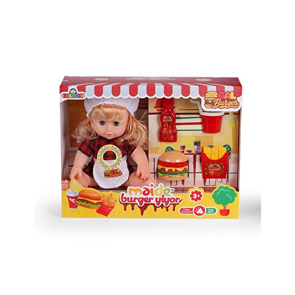 Maide Bebek Burger Yiyor Sarışın