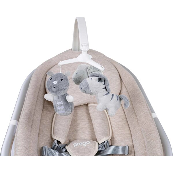 Prego Montes Elektrikli Beşik Gri